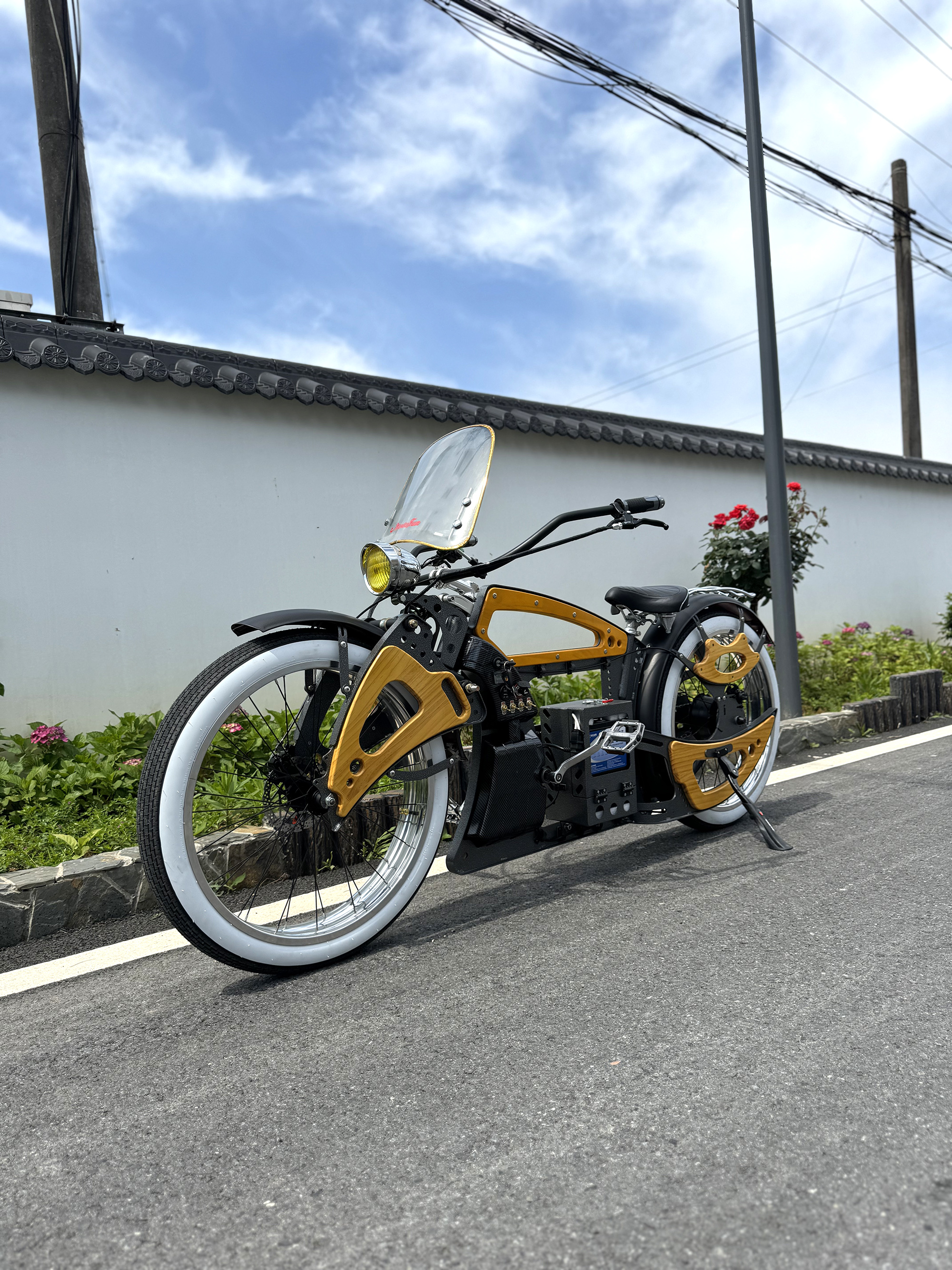 Steam Punk Chrome Ebike